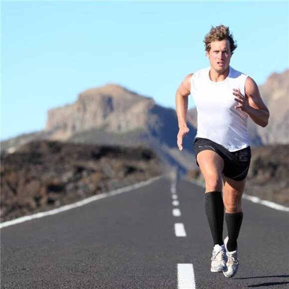 Double Couple 8 Pairs Compression Socks Men Women Knee High Compression - Picture 7 of 8